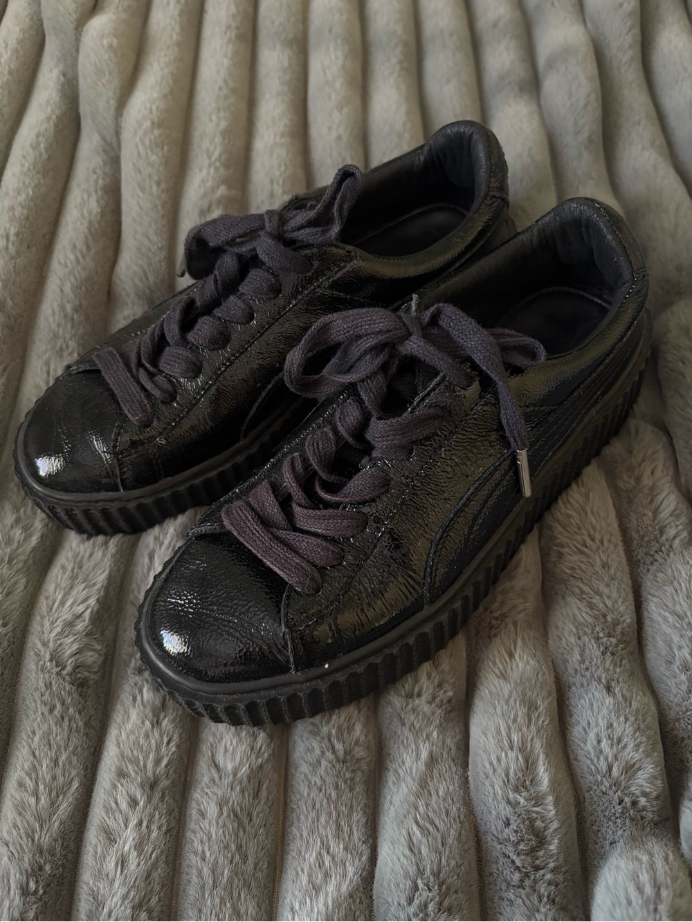 PUMA x FENTY creeper wrinkled patent sneakers - Picture 5 of 10